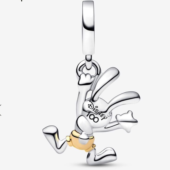 NWOT Disney 100th Anniversary Oswald Lab-grown Diamond Dangle Charm - Picture 2 of 9